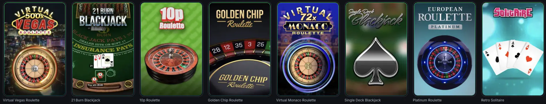 Juegos de Mesa en KinBet